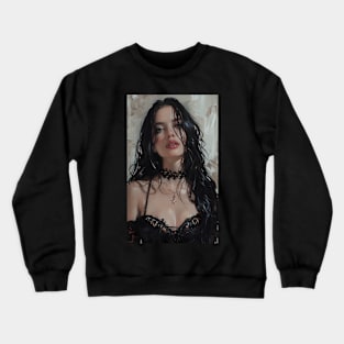 Rhapsody In Black A Portrait Of Melancholic Music Crewneck Sweatshirt